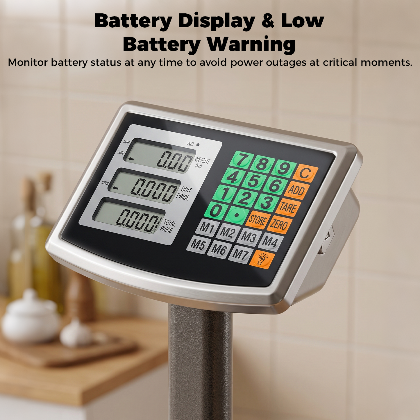 Advwin 300KG Heavy Duty Foldable Digital Platform Scale