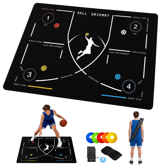 Advwin Portable Basketball Footwork Training Mat Set