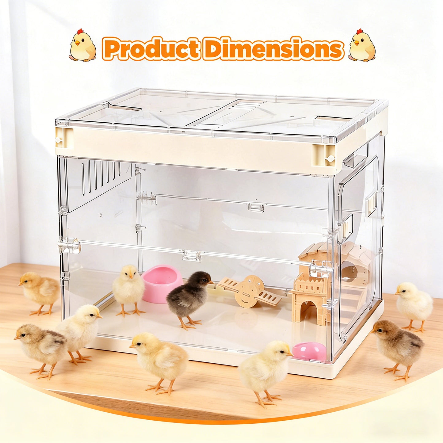 Advwin Foldable Hamster Cages with Side Door