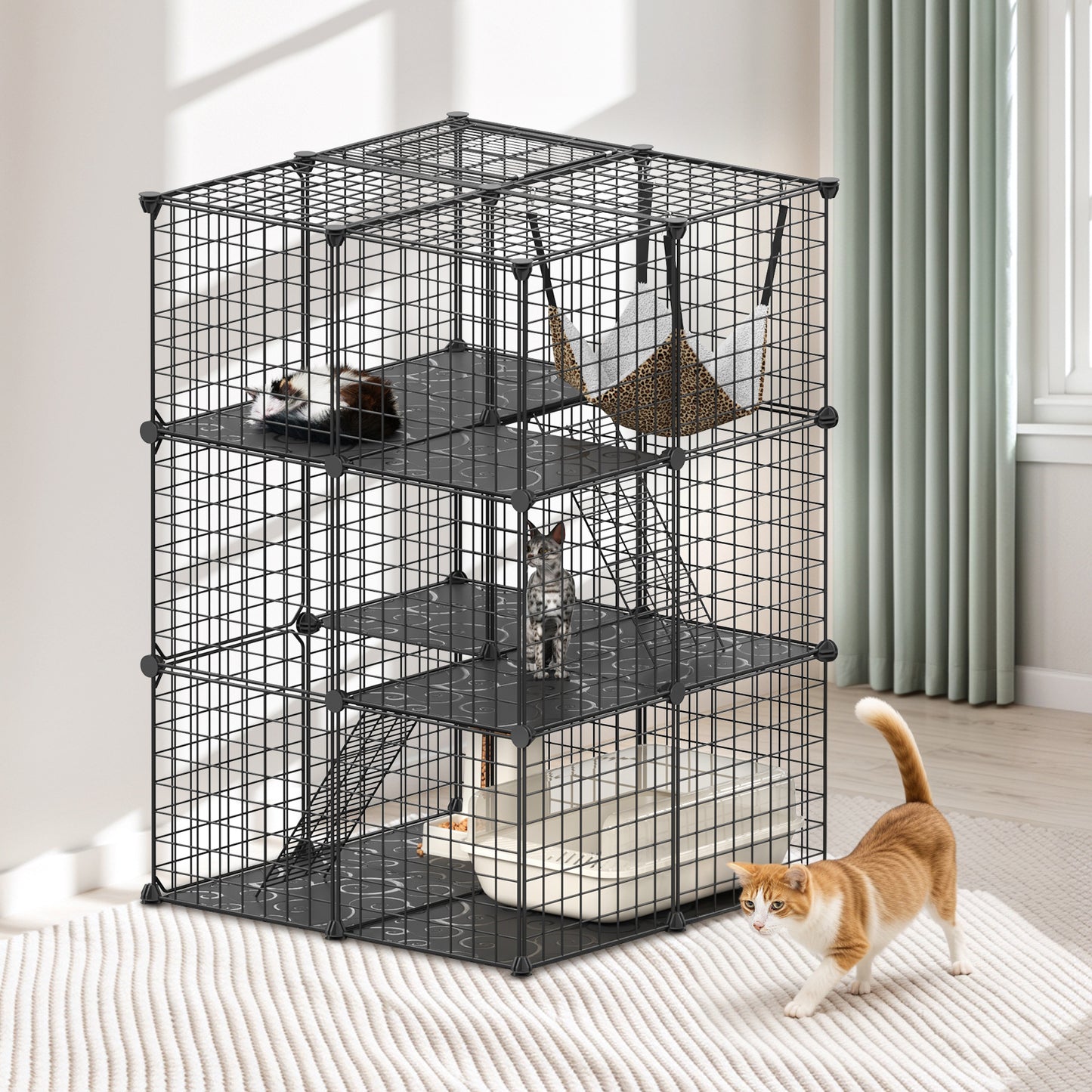 Advwin 3-Tier Cat Cage Indoor Cat Enclosures