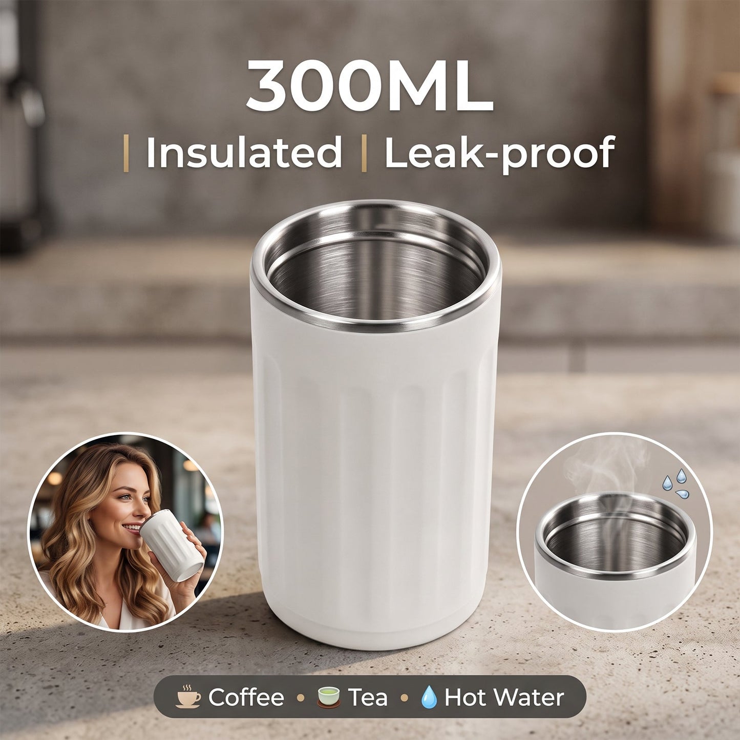 Advwin Portable Coffee Grinder & Drip Coffee Maker