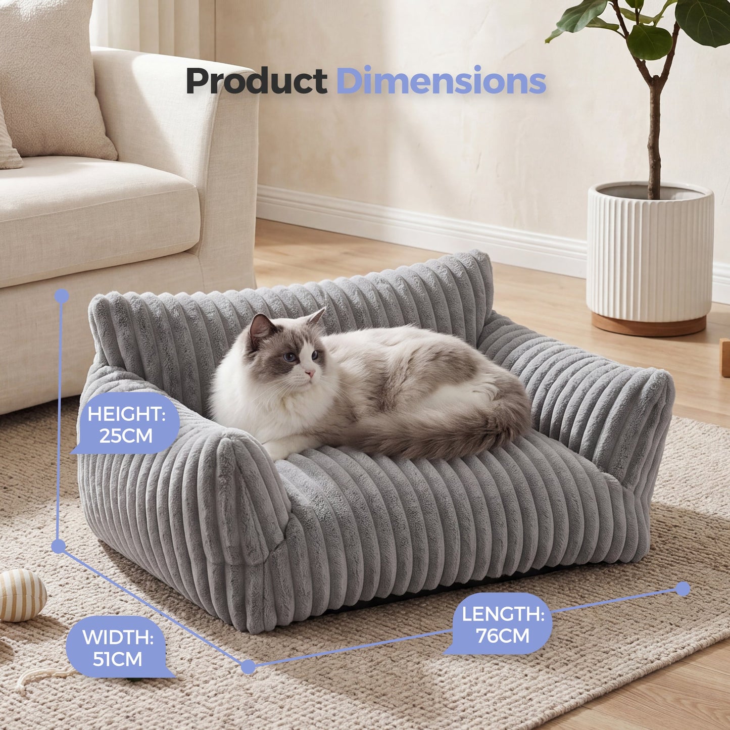 Advwin Cat Bed Couch Pet Sofa