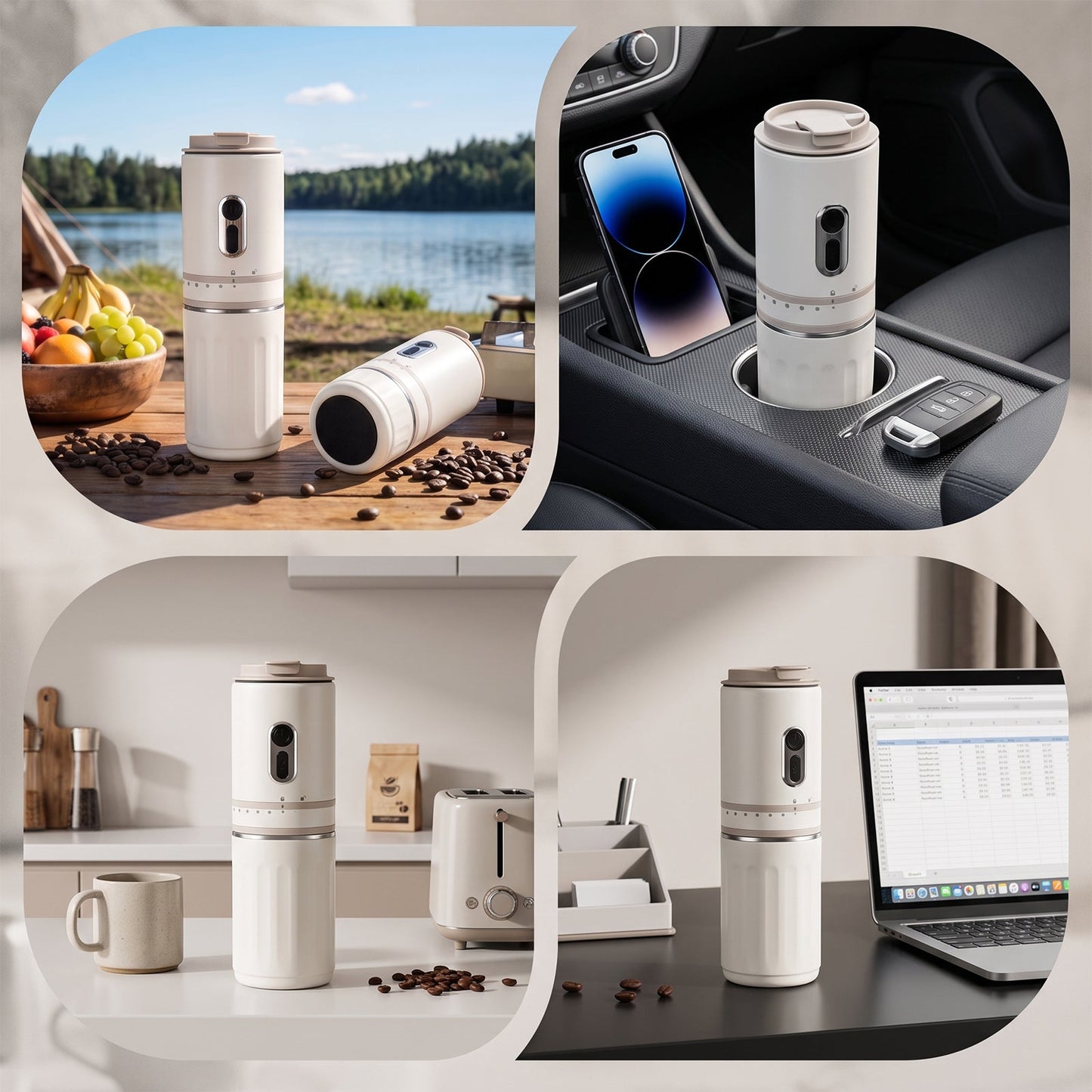 Advwin Portable Coffee Grinder & Drip Coffee Maker