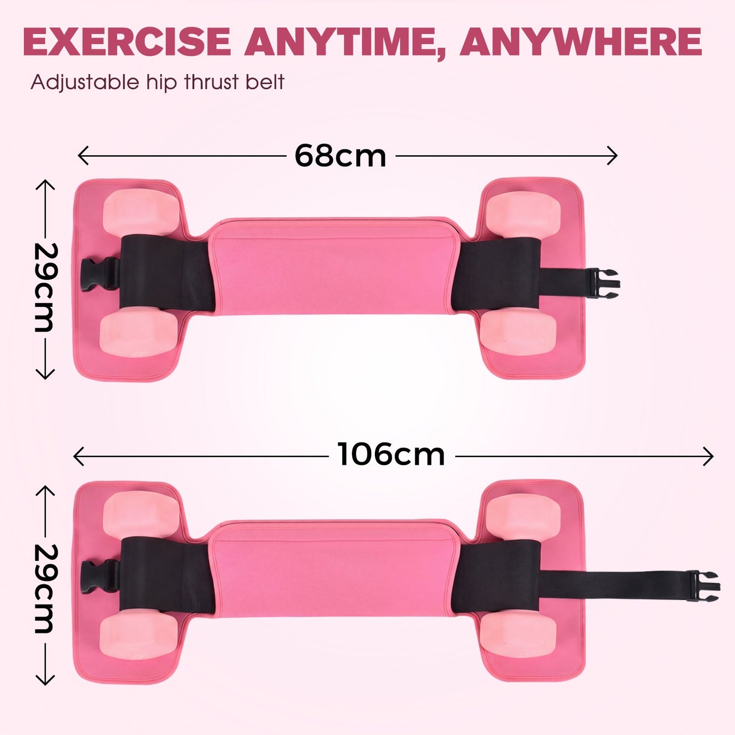 Advwin Hip Thrust Belt for Dumbbells and Kettlebells
