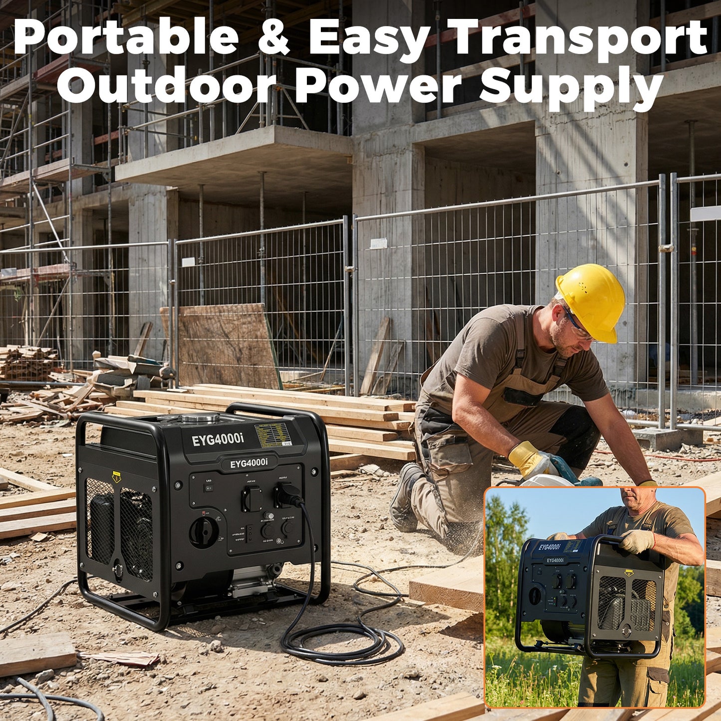 Advwin Petrol Inverter Generator 3500W