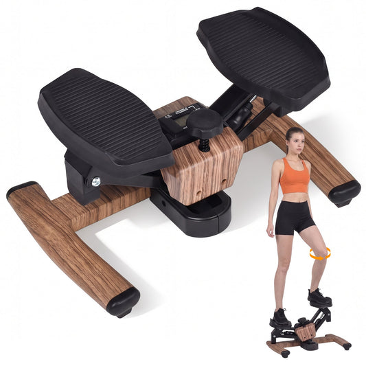 Advwin Mini Stepper Exercise Machine with LCD Monitor