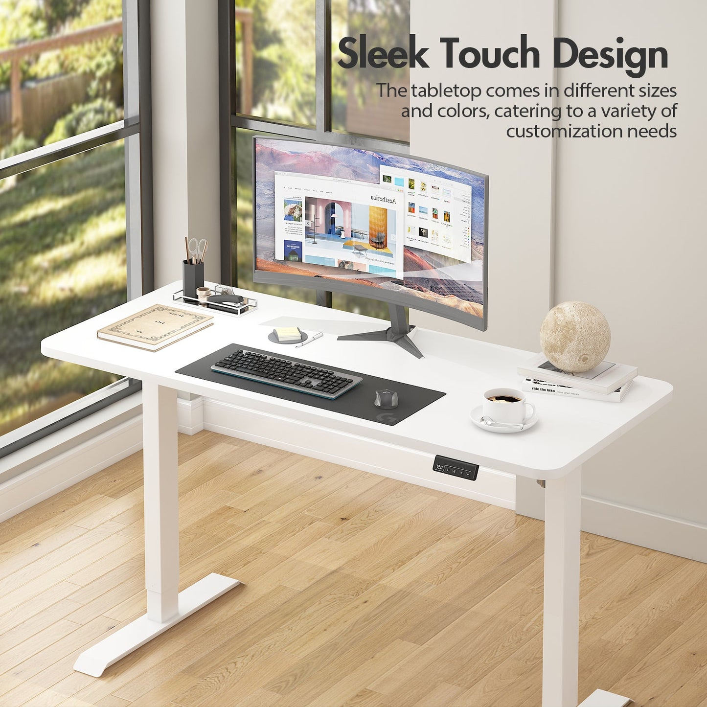 Advwin Electric Standing Desk with Memory Lifting 120cm