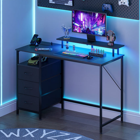 Advwin 120cm Reversible Gaming Desk for Home & Office