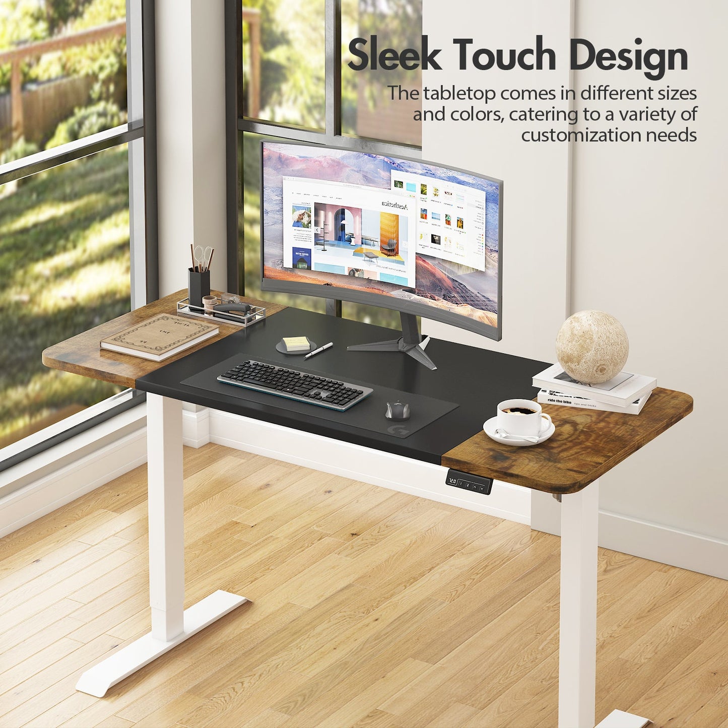 Advwin Electric Standing Desk with Memory Lifting 140cm