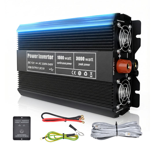 Advwin 1500W Pure Sine Power Inverter with Remote