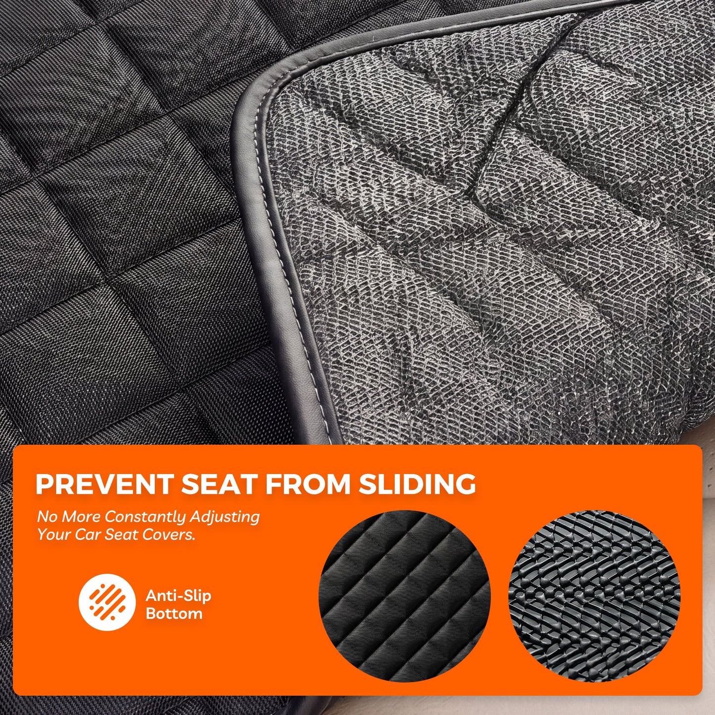 Advwin Dog Car Back Seat Cover 600D Waterproof Pet Seat Cover