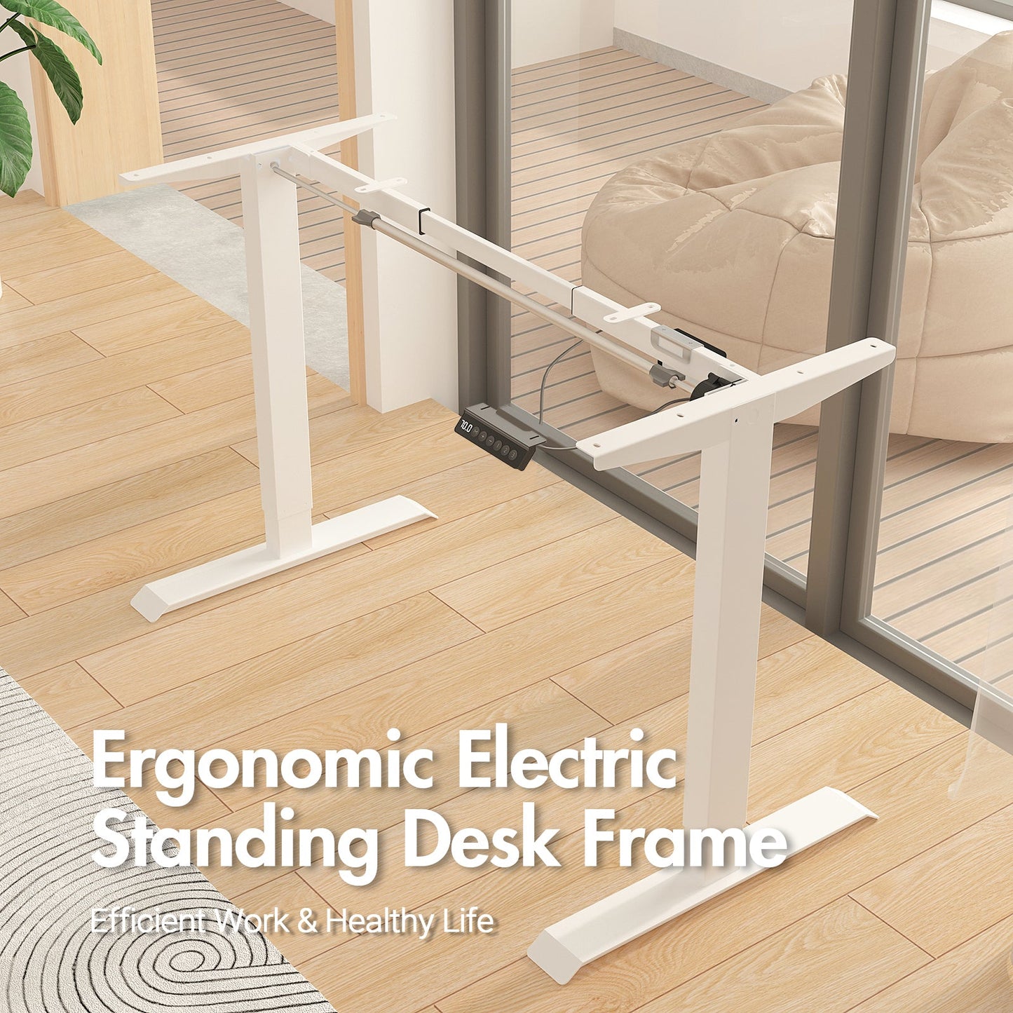 Advwin Standing Desk Frame Electric Adjustable Height