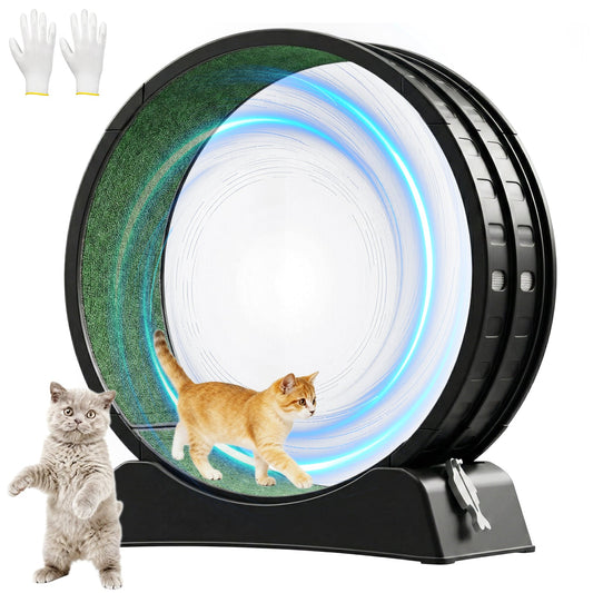 Advwin Cat Running Exercise Wheels with Latch