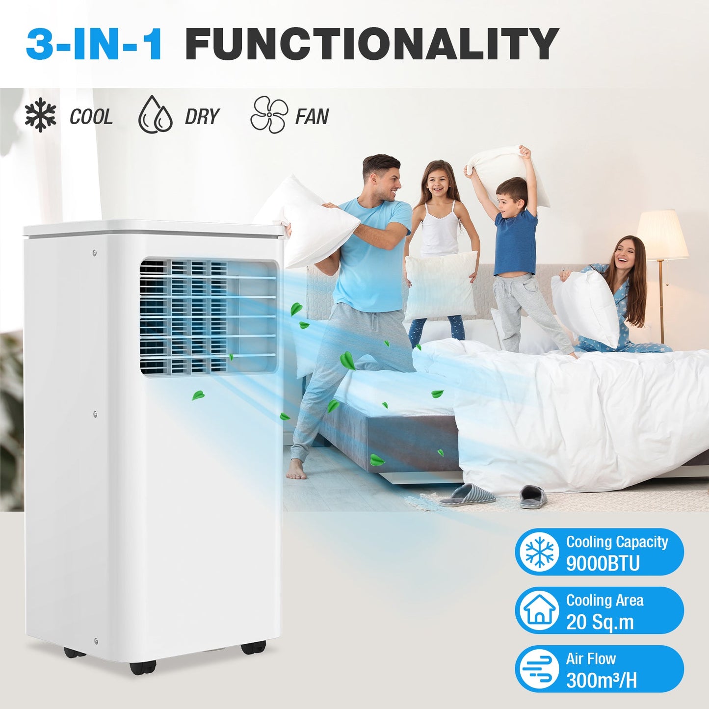 Advwin 9000BTU Portable Air Conditioner