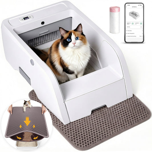 Advwin Self Cleaning Cat Litter Box with App Control