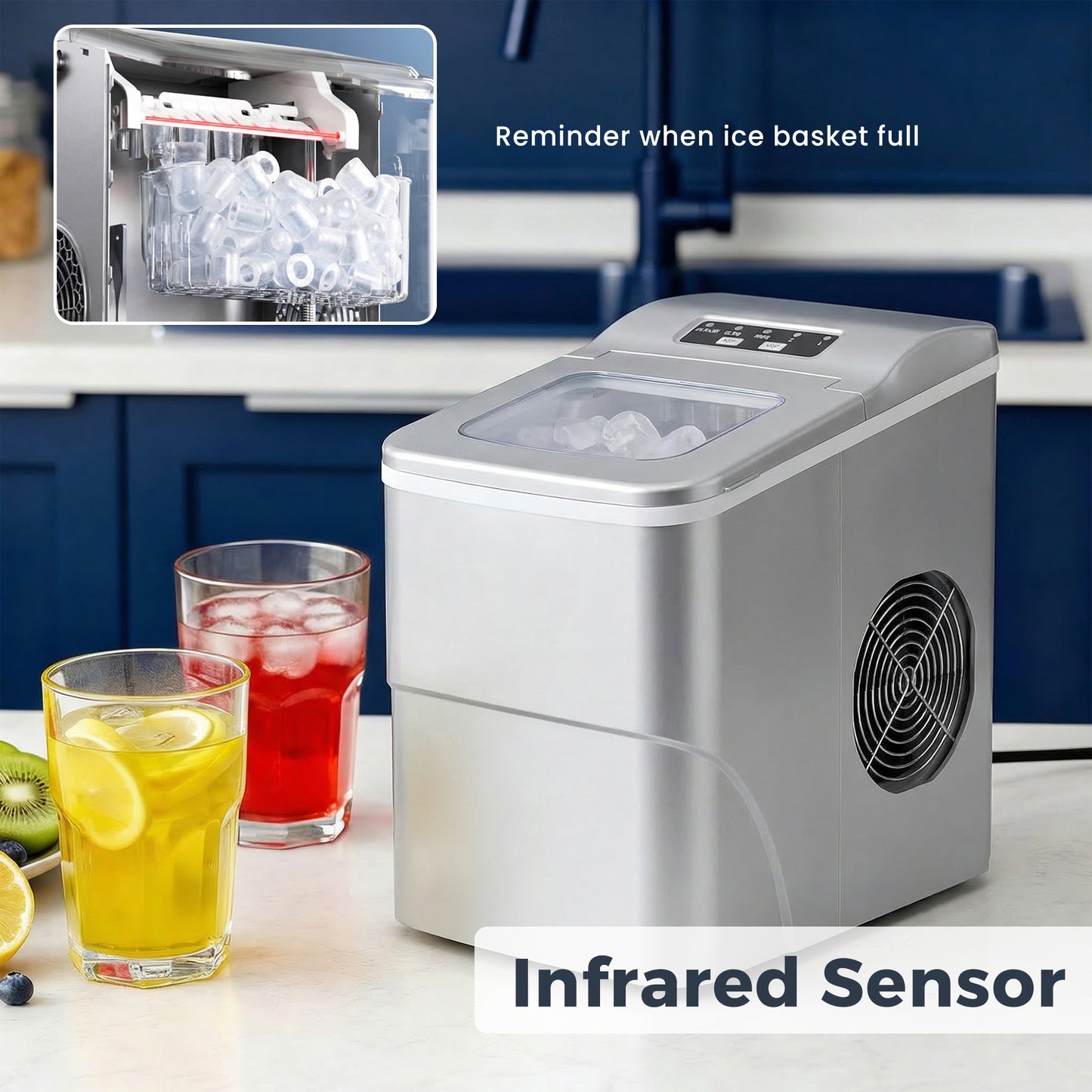 Advwin 2.2L Portable Ice Makers Countertop