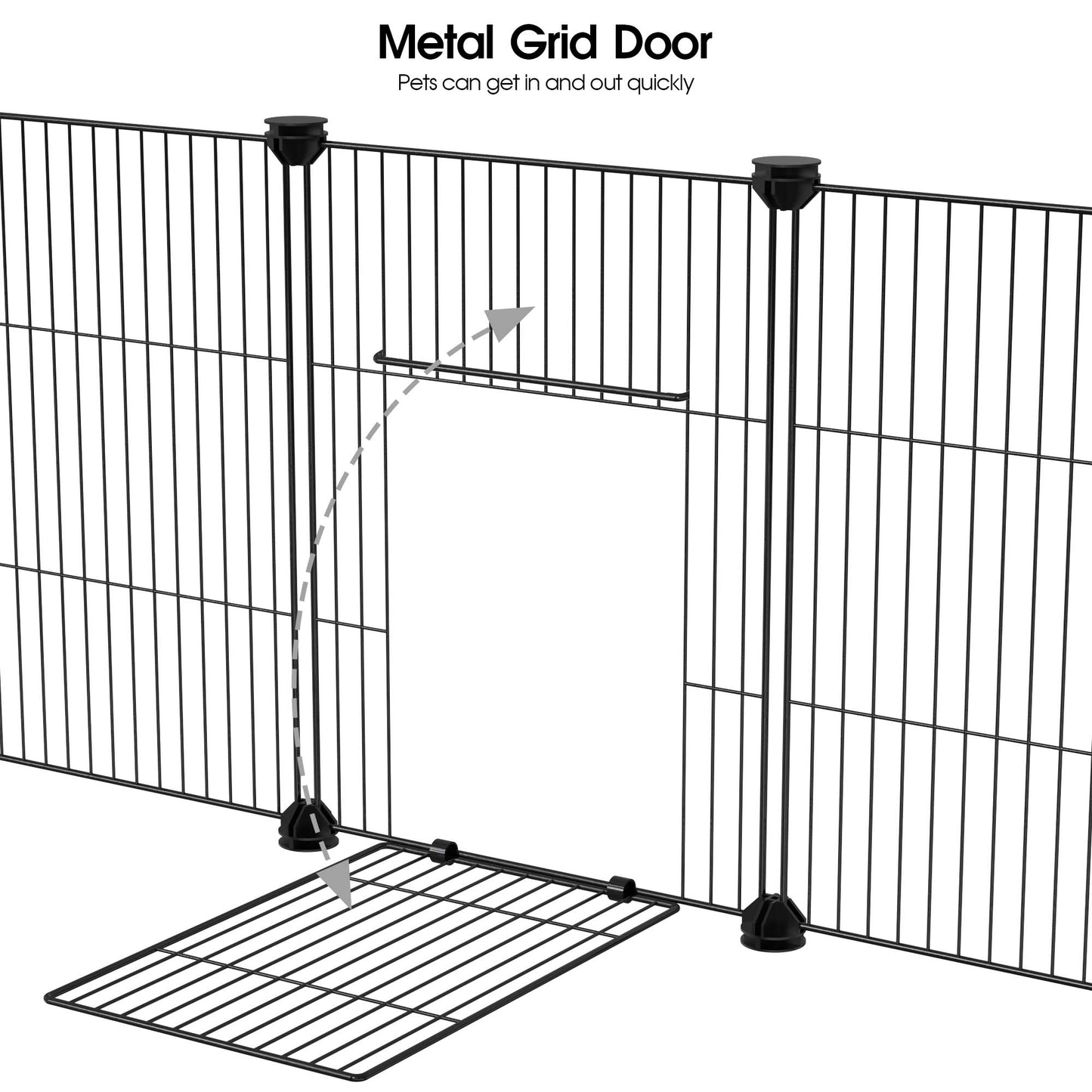 Advwin 32 Panels DIY Indoor & Outdoor Rabbit Playpen
