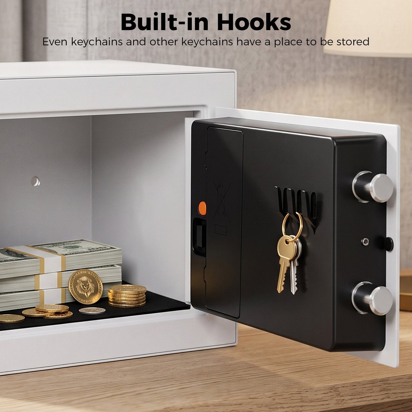 Advwin 7.2L Digital Safe Box with Keypad & Keys