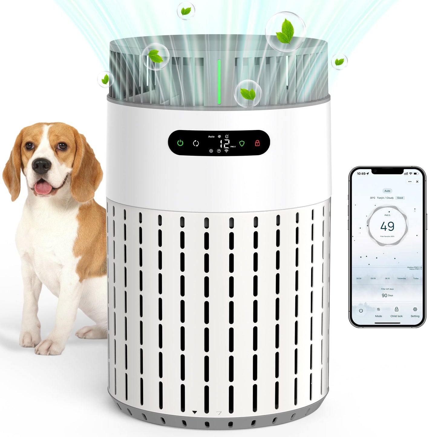 Advwin 6-Stage HEPA 3 Speed Air Purifier