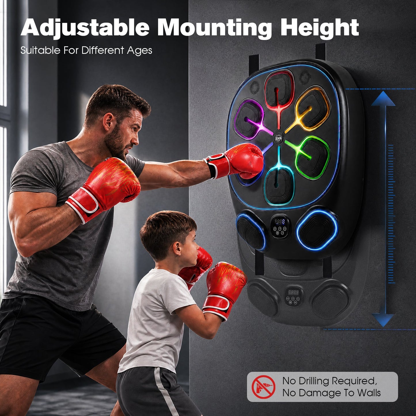 Advwin Wall Mounted Bluetooth Music Boxing Machine