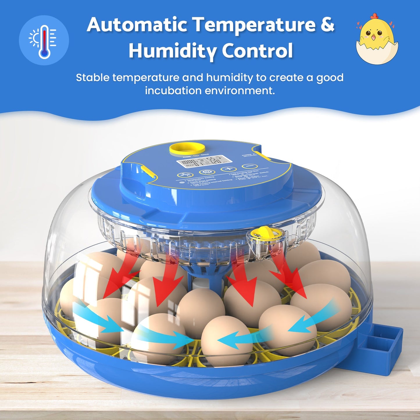Advwin Incubators for Hatching Eggs 18 Eggs Incubator