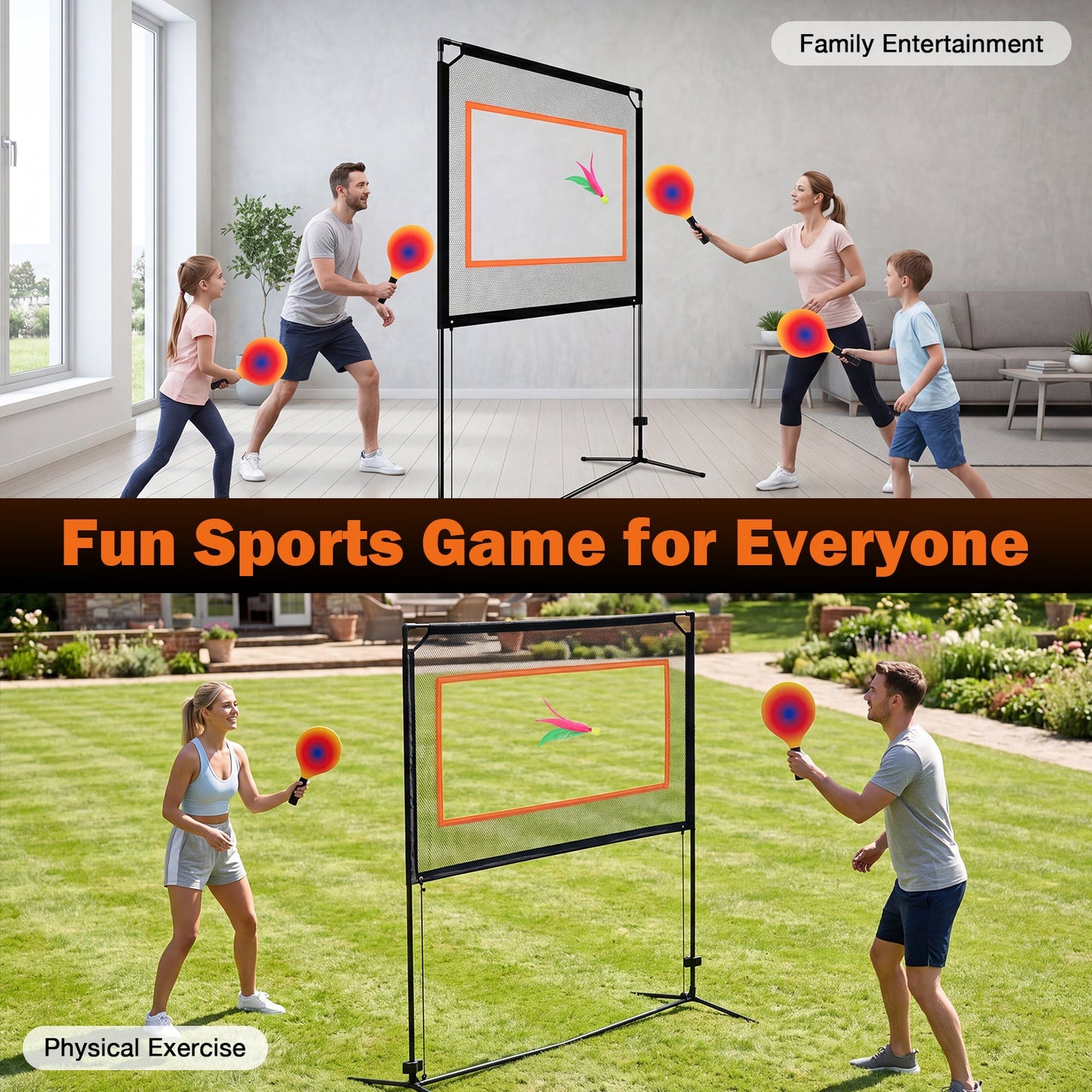 Advwin Badminton Pickleball Net Set