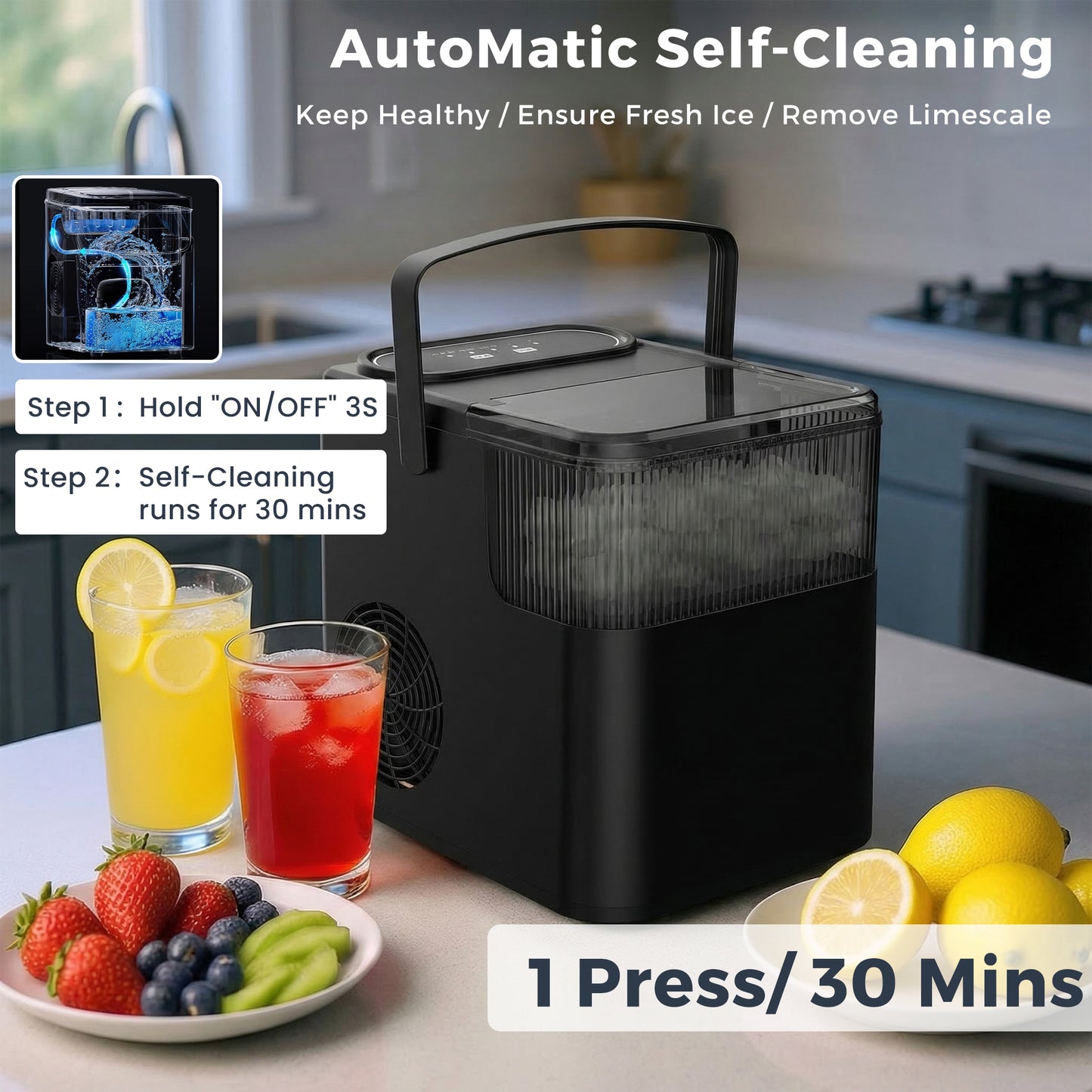 Advwin 1.4L Ice Maker Portable Ice Machine