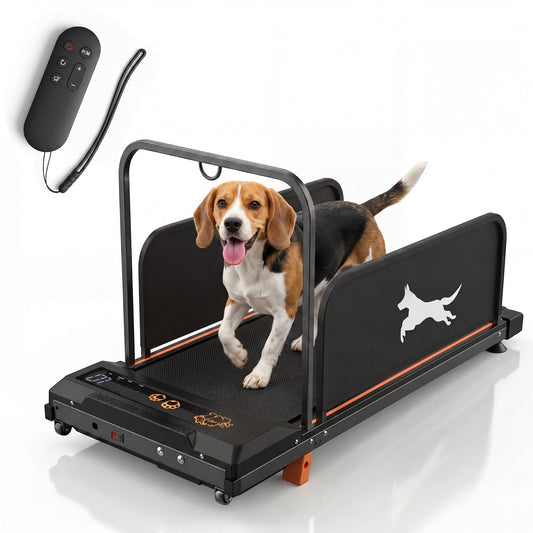 Advwin Dog Treadmill w/ 6° Incline & Adjustable Speed