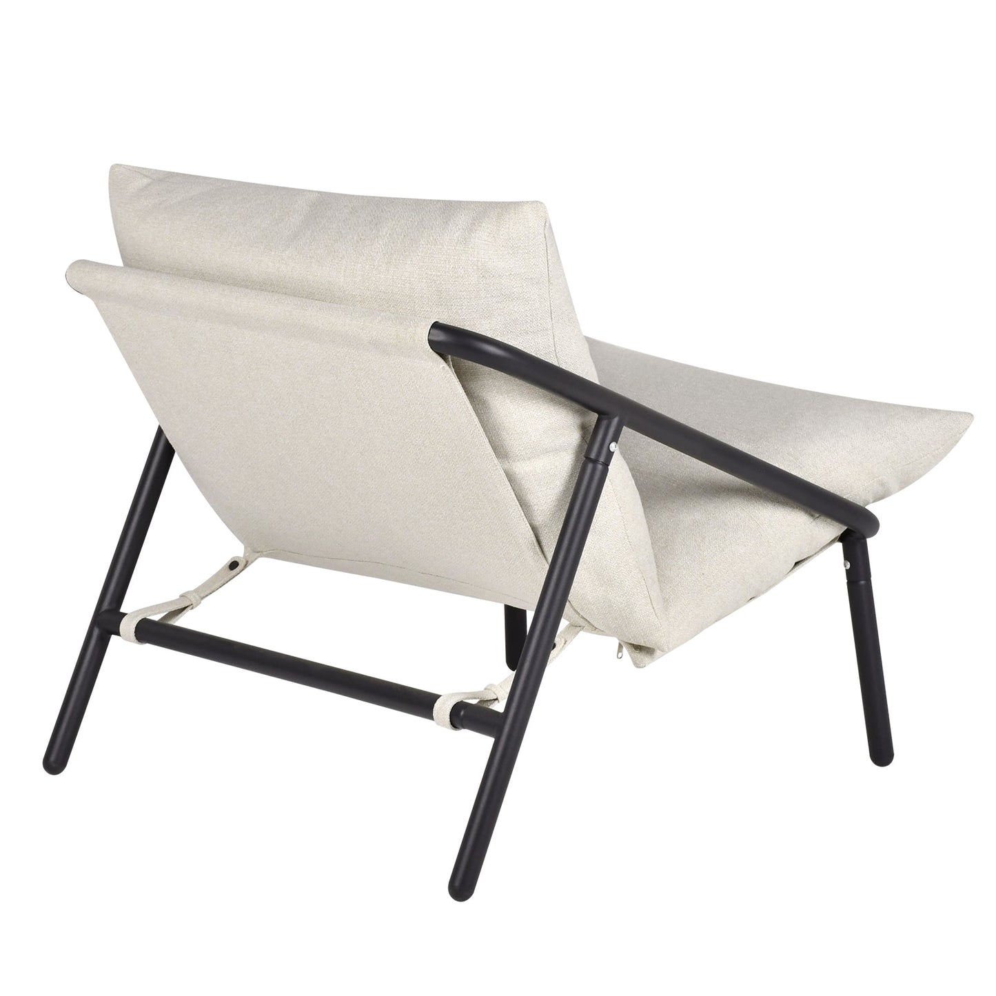 Advwin Chenille Accent Chair with Metal Frame