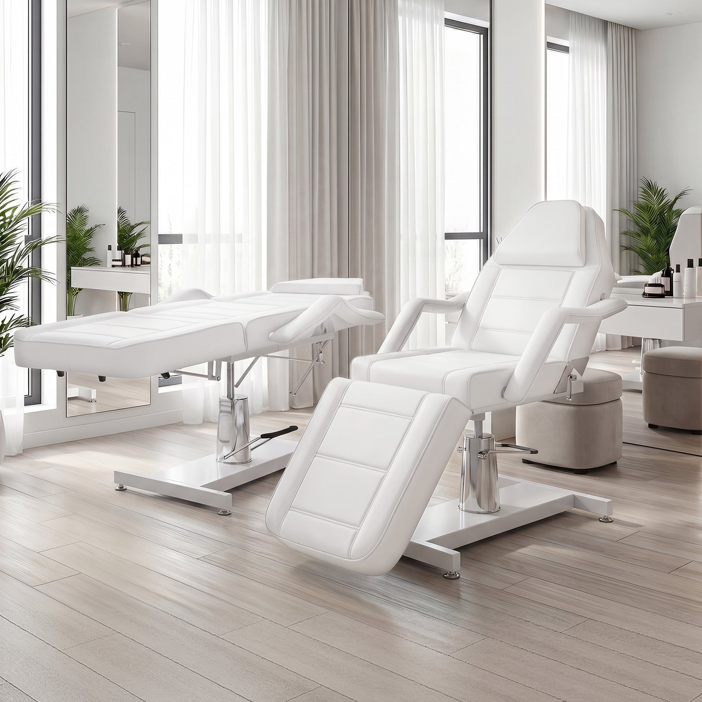 Advwin Hydraulic Adjustable Facial Bed Chair Multi-Purpose