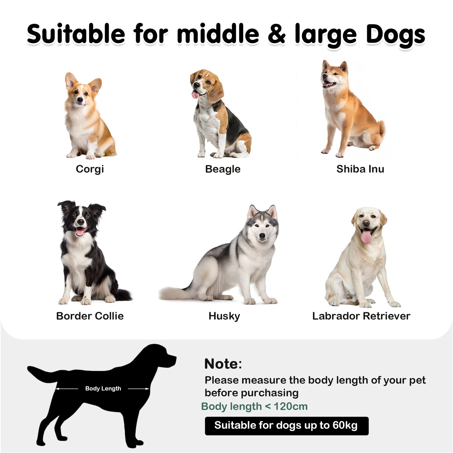 Advwin 120cm Dog Sofa Bed for Medium Large Dogs