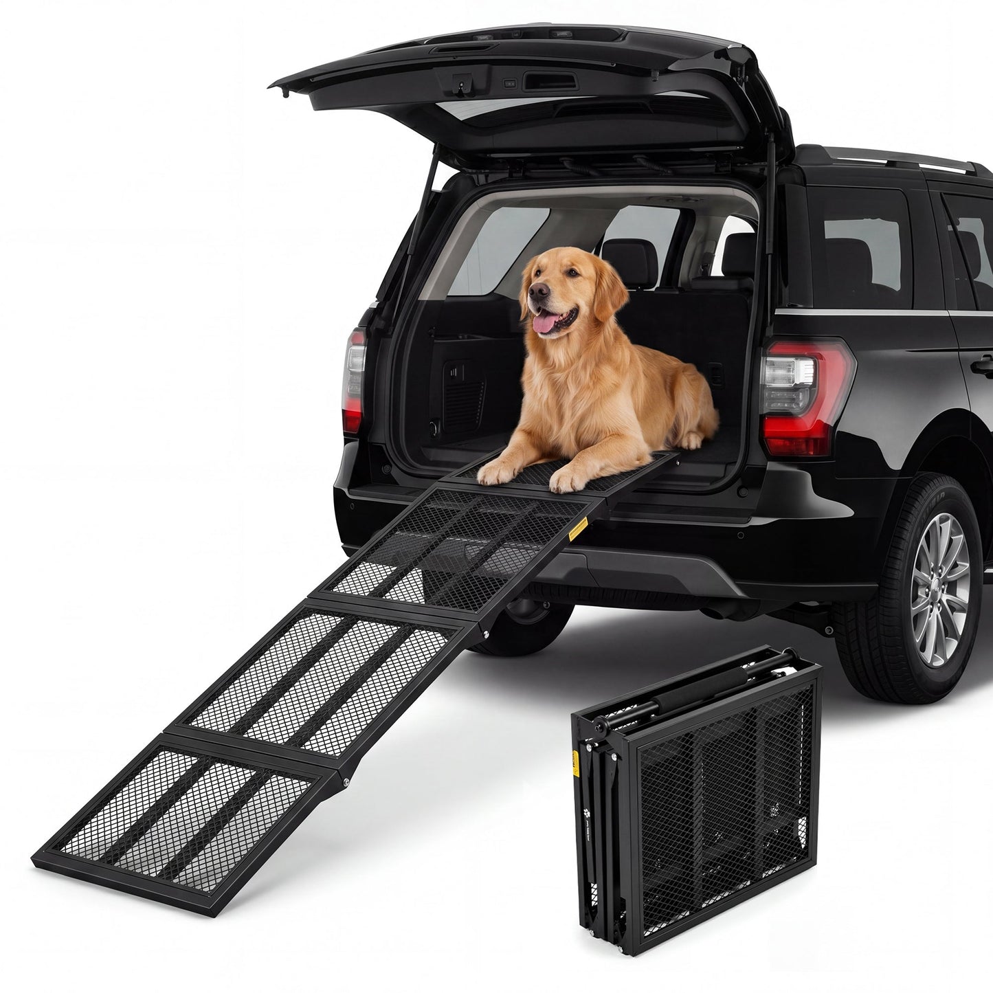 Advwin 180cm Dog Ramp for Car with Non-Slip Mesh