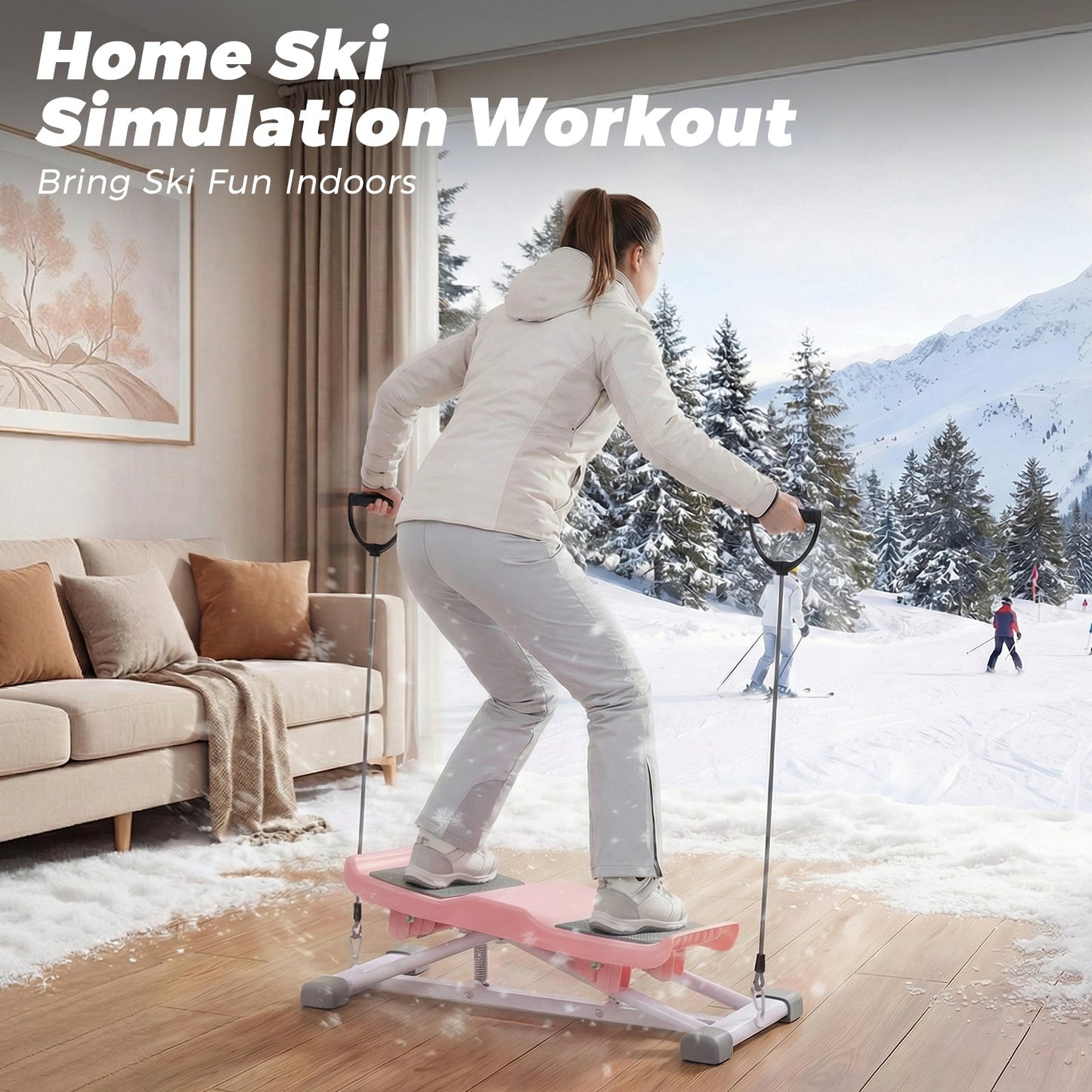 Advwin Balance Board Trainer with Resistance Bands