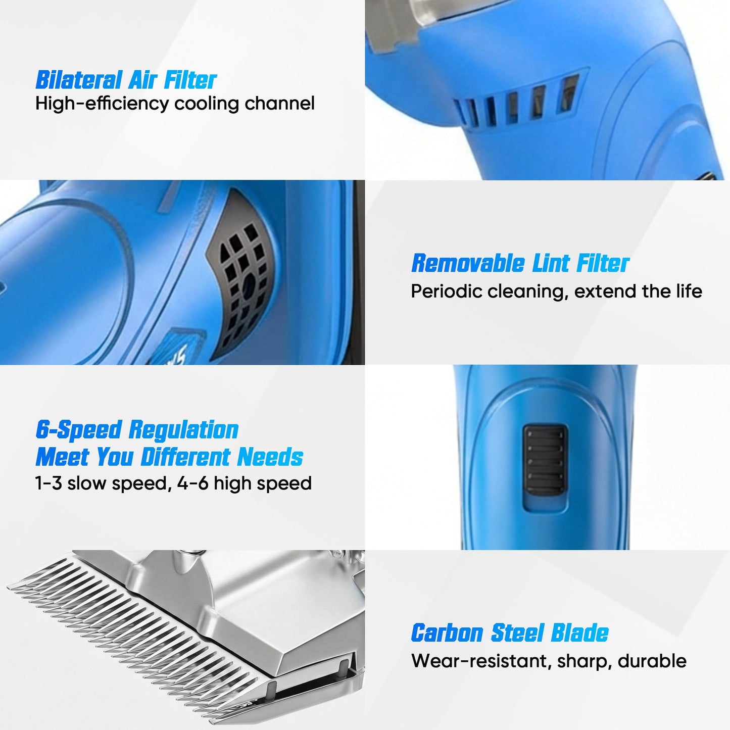 Advwin Cordless Horse Clippers 500W