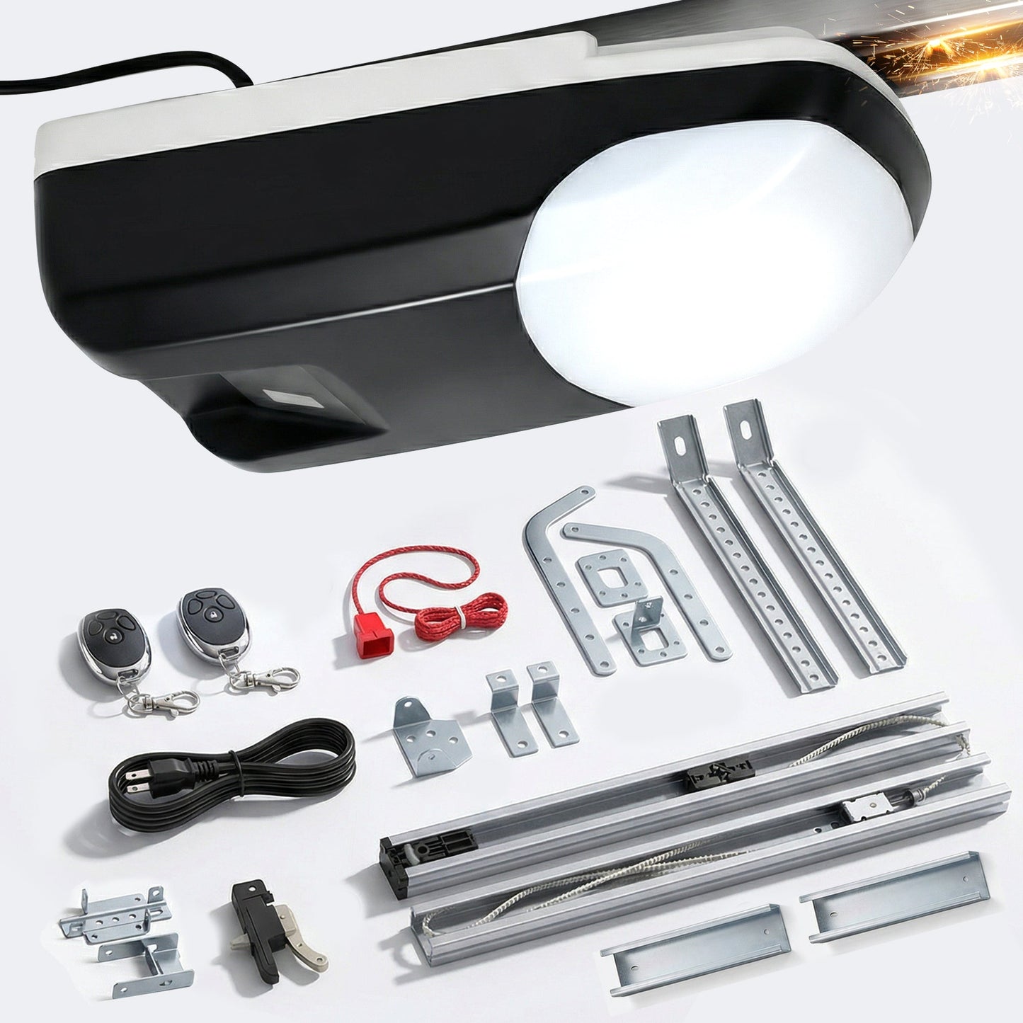 Advwin Garage Door Opener 800N Belt Drive DC Motor
