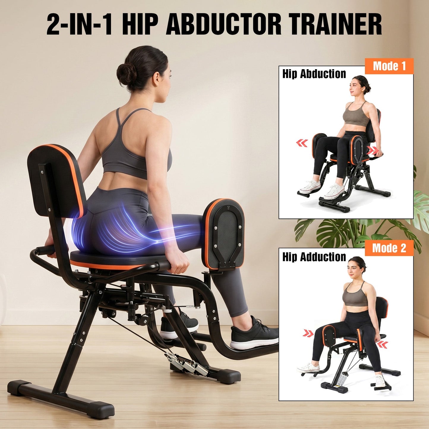 Advwin Hip Abductor Machine for Home Gym