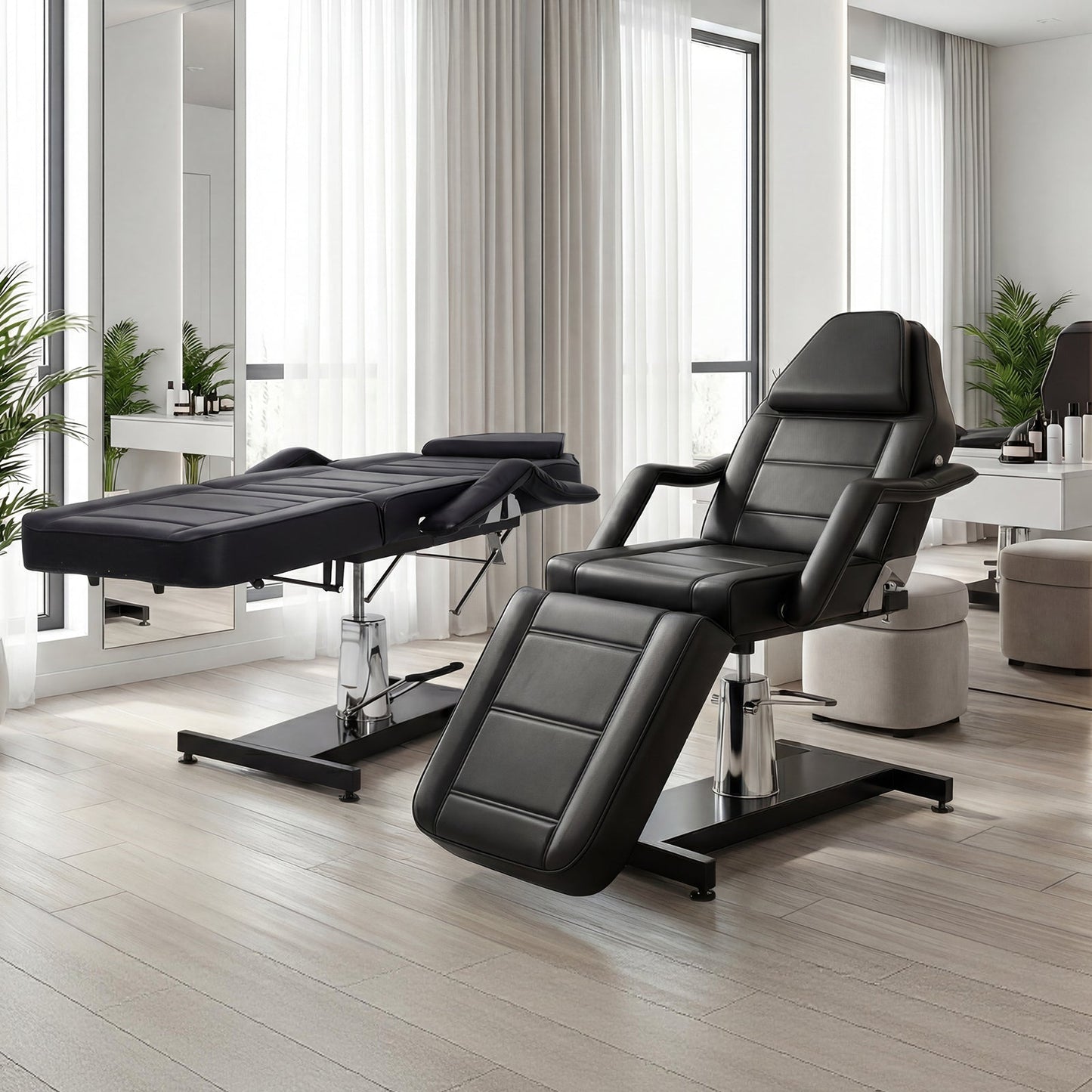 Advwin Hydraulic Adjustable Facial Bed Chair Multi-Purpose