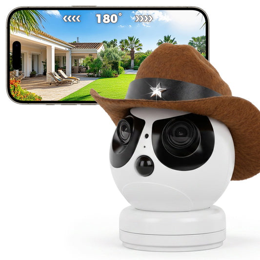 Advwin 180° Dual-Lens Baby Monitor with Night Vision