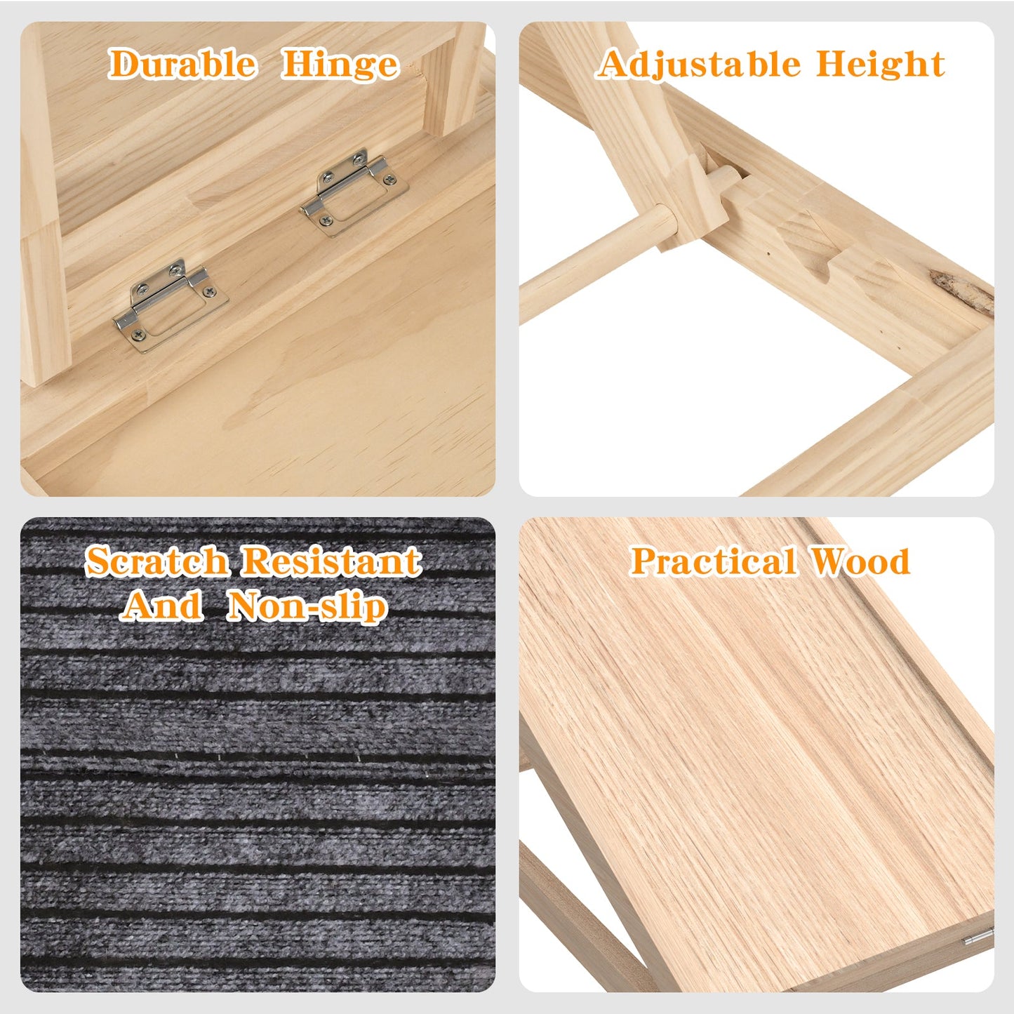 Advwin Upgraded Anti-Slip Dog Pet Ramp Foldable 70x35cm