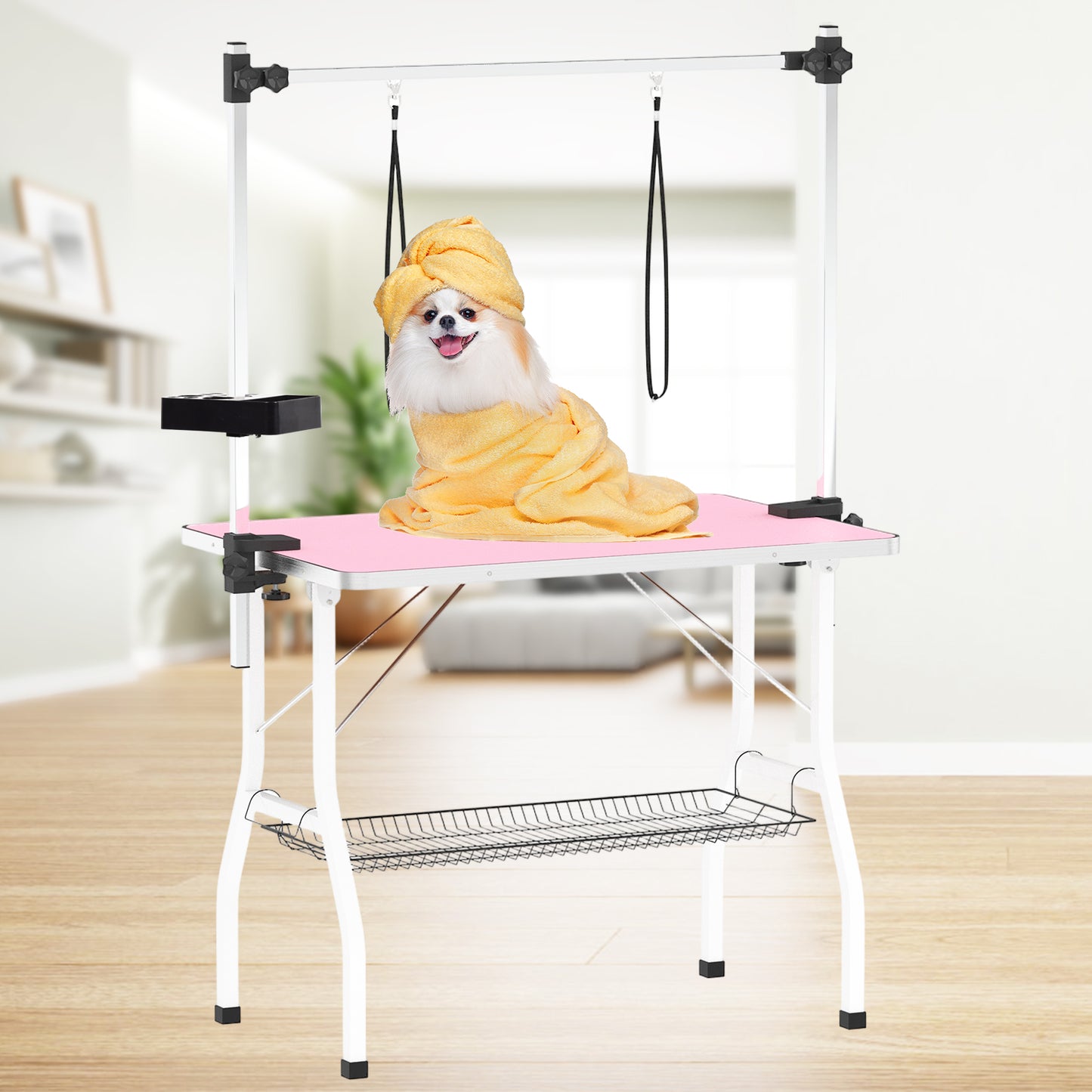 Advwin Pet Bath Grooming Table Pink