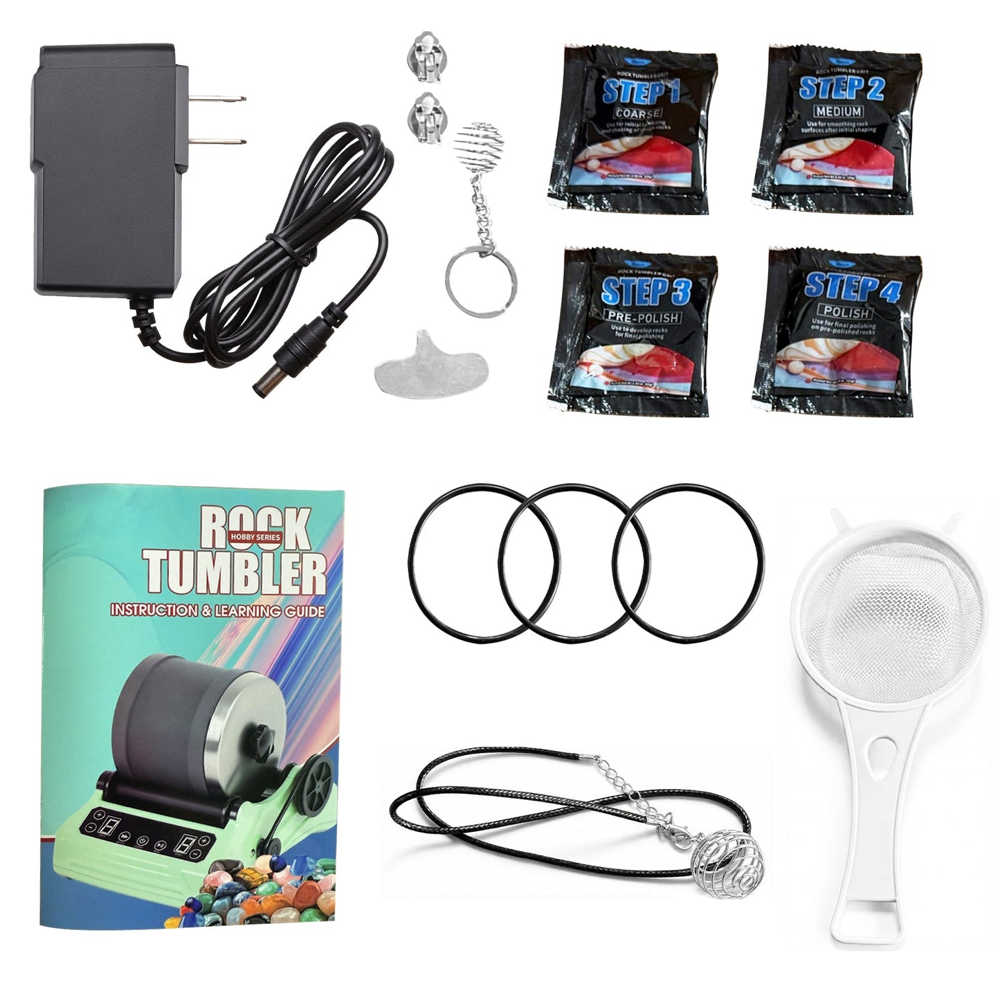 Advwin Electric Rock Tumbler Kit with 9 Speed & Timer