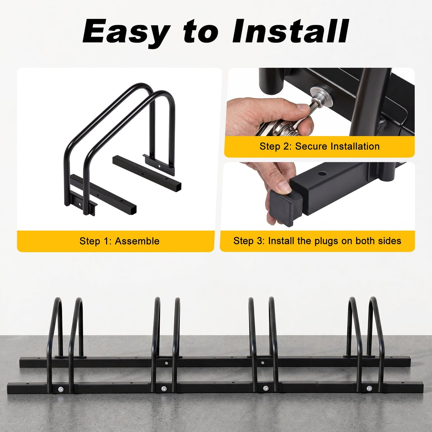 Advwin 4 Bike Floor Stand for 20-29" Bikes