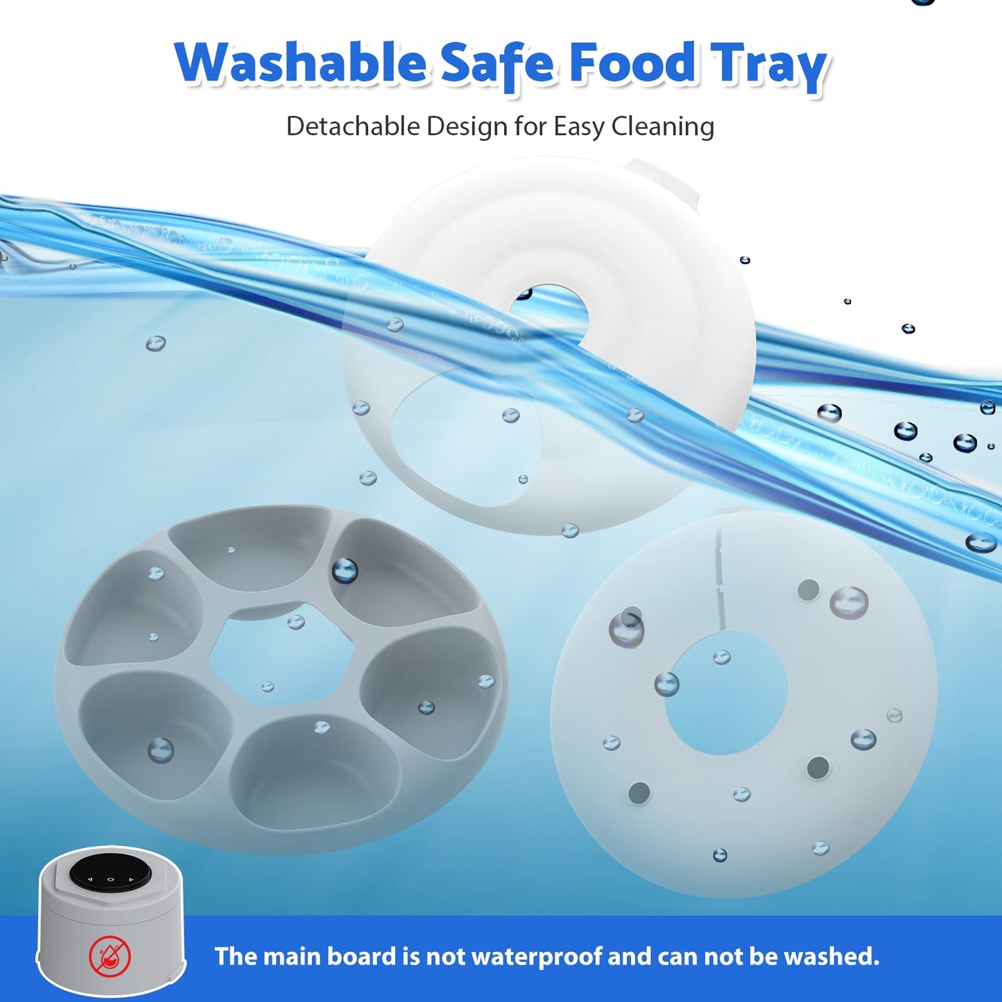 Advwin Smart Automatic Pet Feeder for Wet and Dry Food
