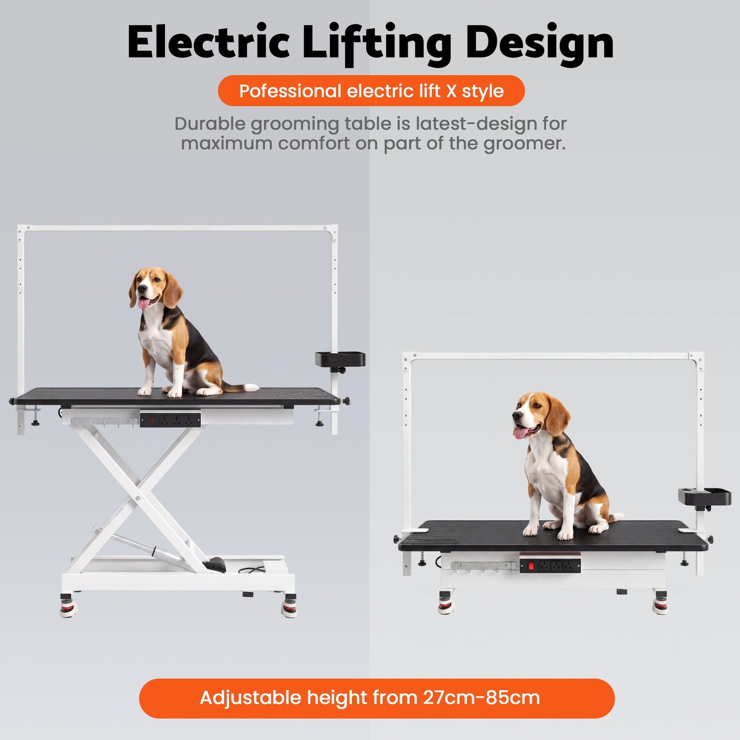 Advwin Electric Lift Dog Grooming Table w/ Charging Station