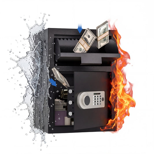 Advwin 70L Safe Box Fingerprint Password Key Deposit