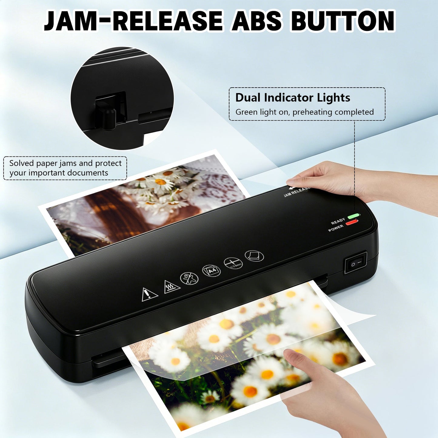 Advwin A4 Laminator with 5 Pouches