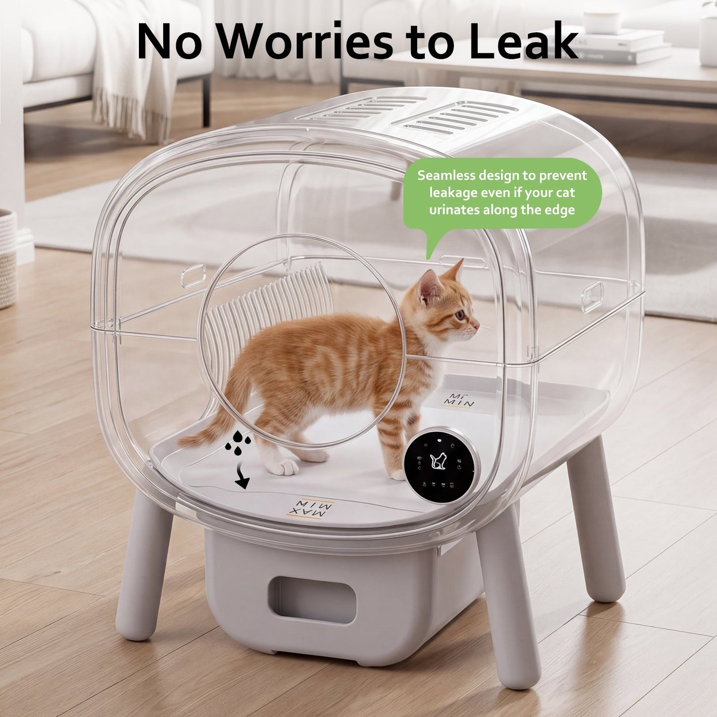 Automatic Cat Litter Box Replacement Liner Tray