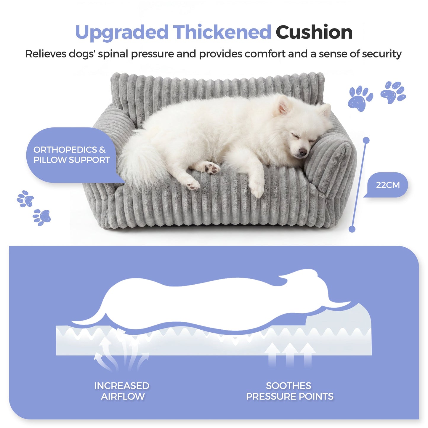 Advwin Cat Bed Couch Pet Sofa