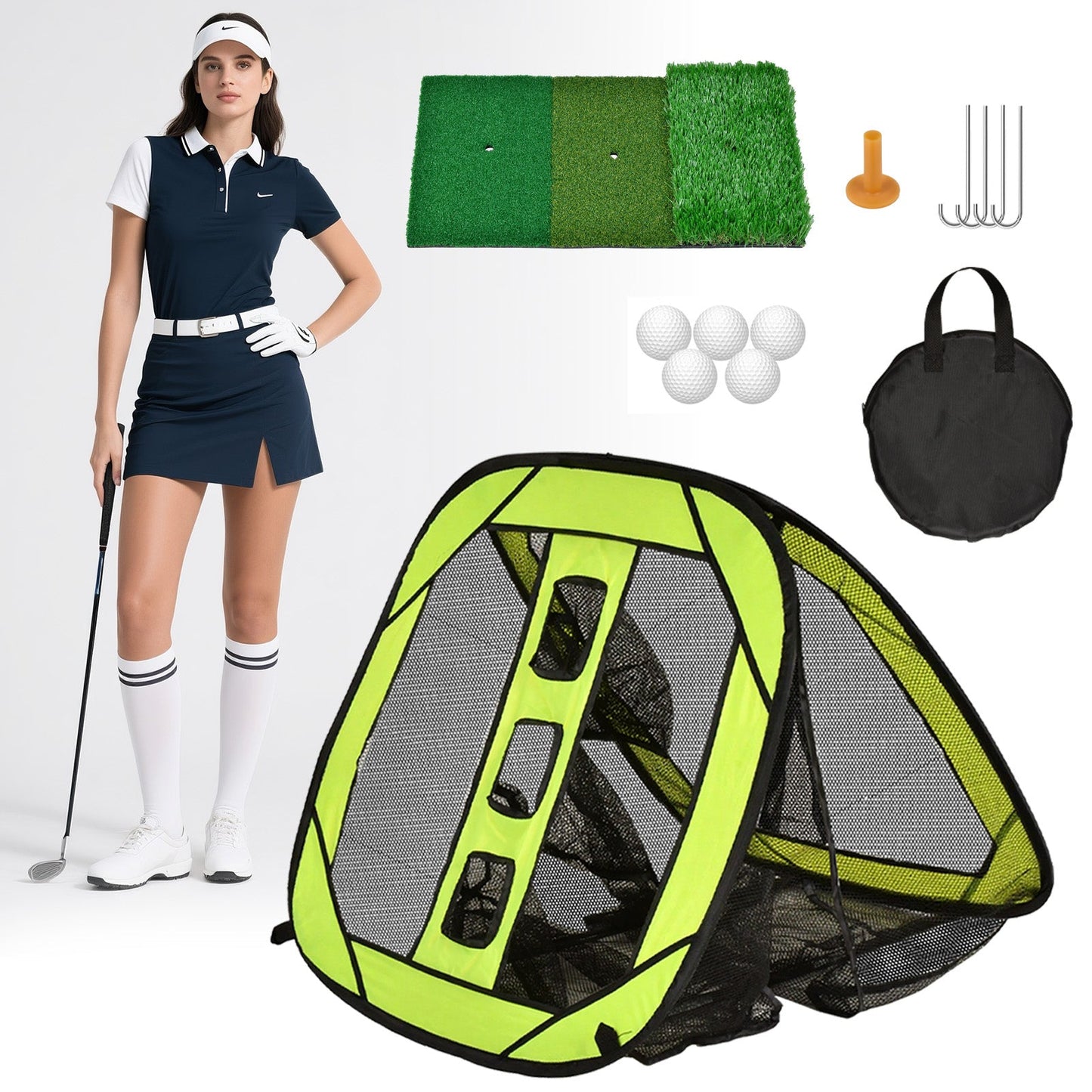 Advwin Golf Chipping Practice Net