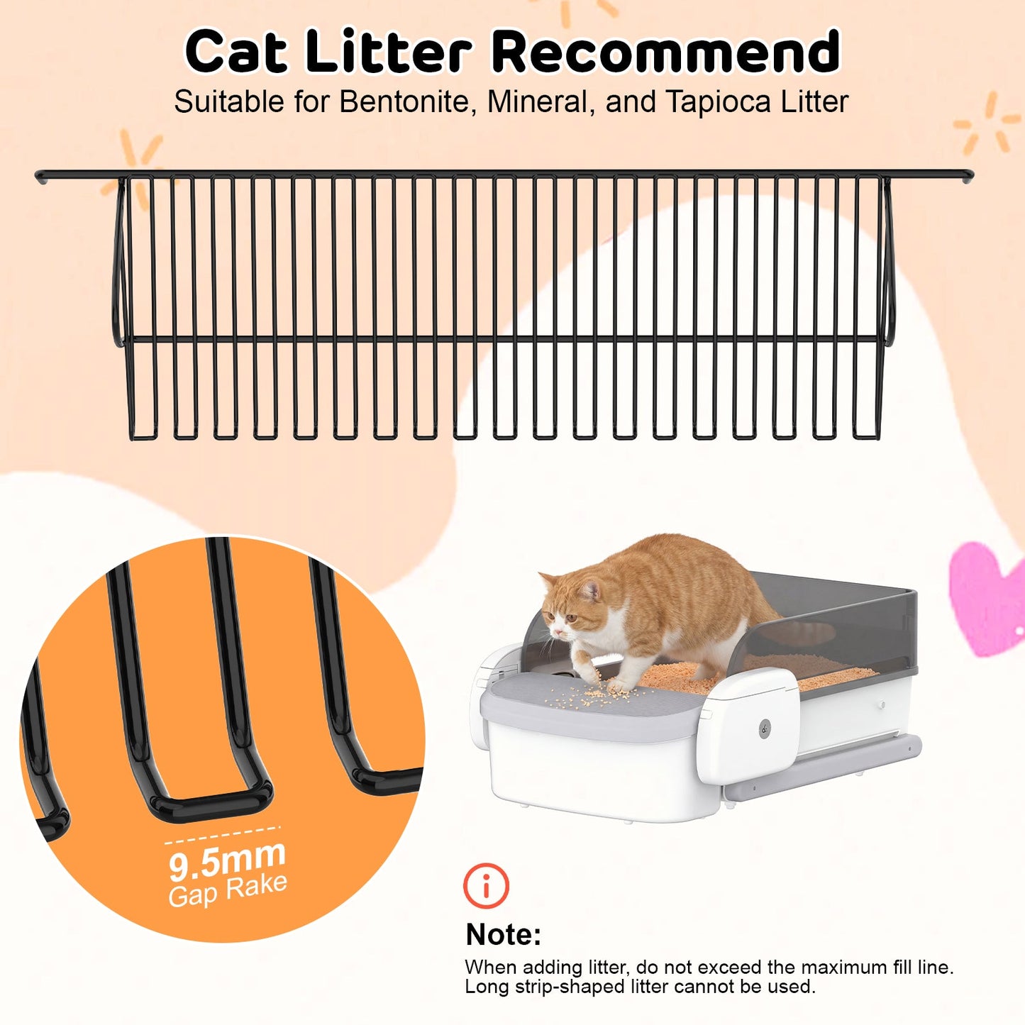 Advwin Self Cleaning Cat Litter Box Open Top APP Control